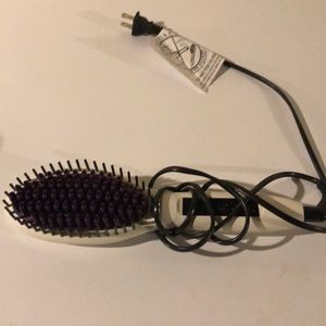 In styler hair straightener brush